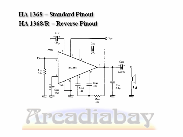 HA 1368 /R Audio Verstärker