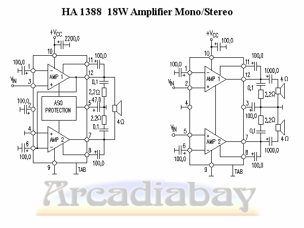 HA 1388 Audio Verstärker