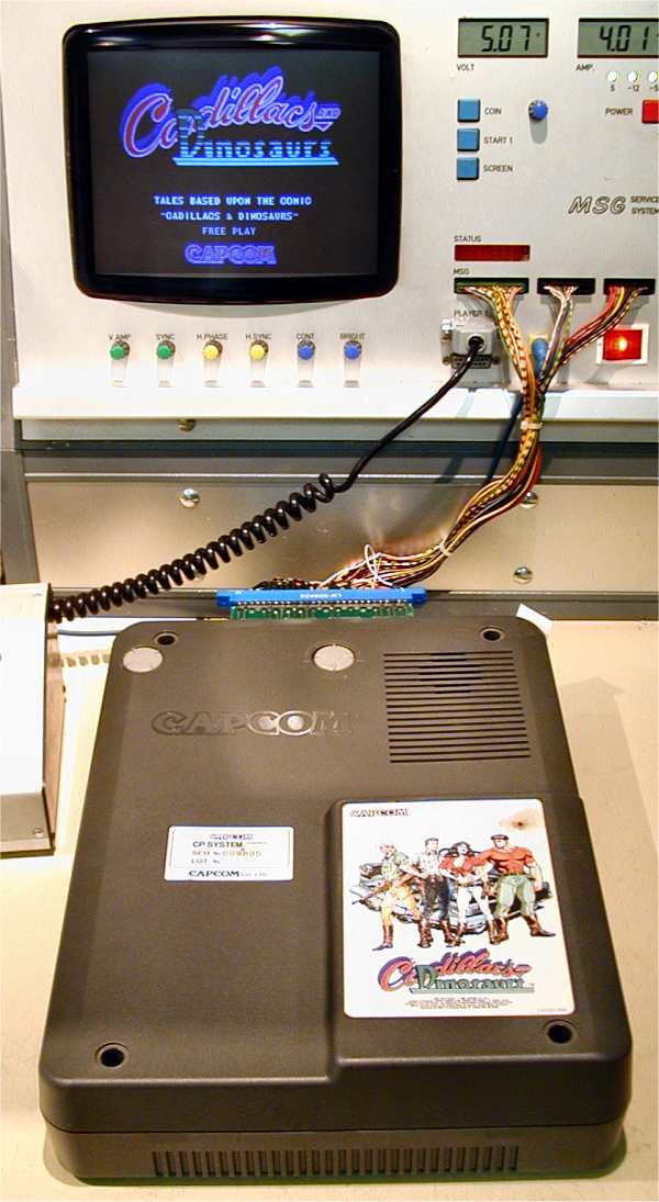 Cadillacs And Dinosaurs - CPS II/Q-Sound PCB