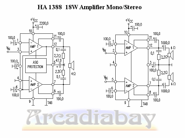 HA 1388  Power Amplifier