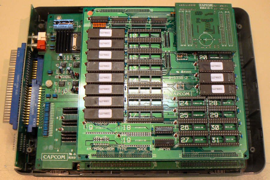 Cadillacs And Dinosaurs - CPS II/Q-Sound PCB