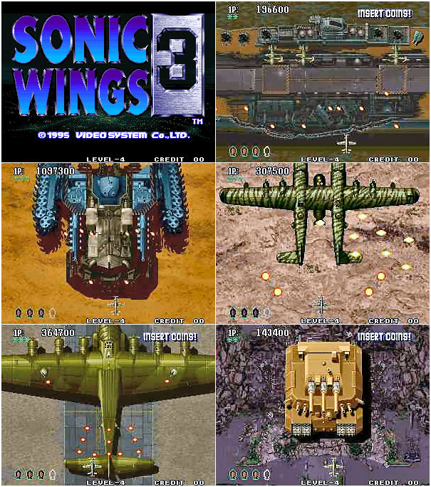 Sonic Wings 3 - MVS (Komplettes Kit